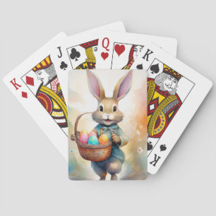 Fantasy Easter Bunny Playing Cards