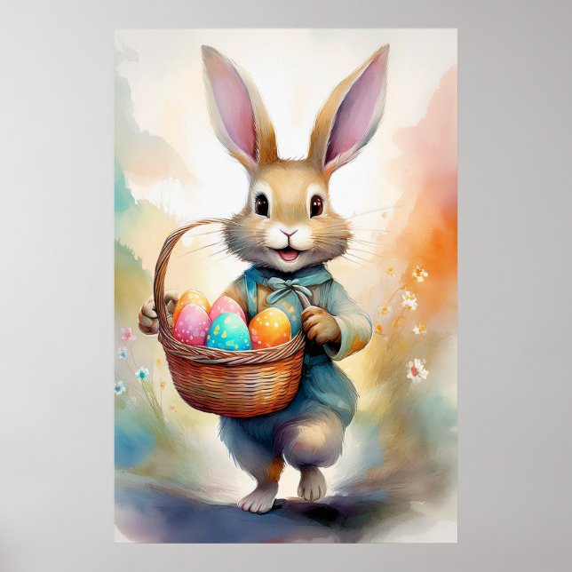 Fantasy Easter Bunny Poster (Front)