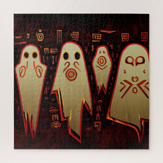 Fantasy Egyptian Ghosts Halloween (1) Jigsaw Puzzle (Vertical)