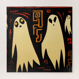 Fantasy Egyptian Ghosts Halloween (2) Jigsaw Puzzle