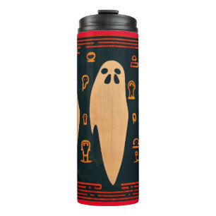 Fantasy Egyptian Ghosts Halloween 4 Thermal Tumbler
