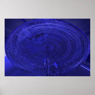 fantasy electronic circuit poster