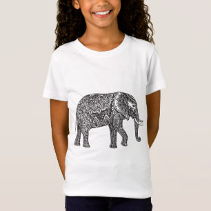 Fantasy Elephant Doodle T-Shirt