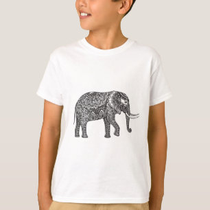 Fantasy Elephant Doodle T-Shirt