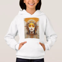 Fantasy Elf Queen Girls Hoodie – Mystical Style