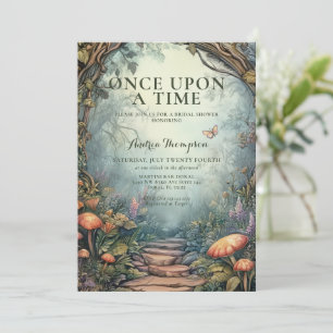 Fantasy Enchanted Bridal Shower  Invitation