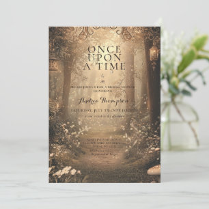 Fantasy Enchanted Bridal Shower  Invitation