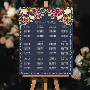 Fantasy Enchanted Garden Wedding Seating Chart