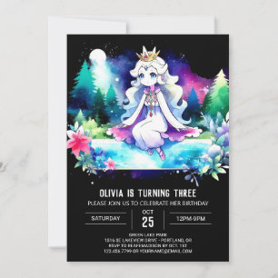 Fantasy Enchanted Princess Birthday Invitation