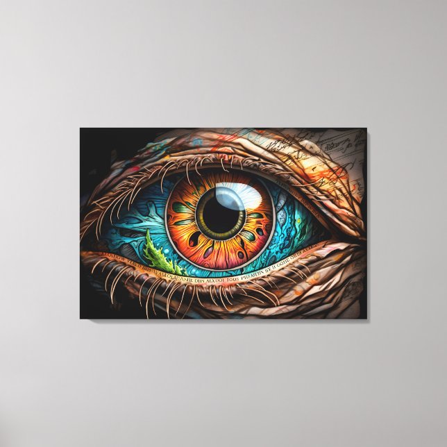 Fantasy Eye Canvas Print (Front)