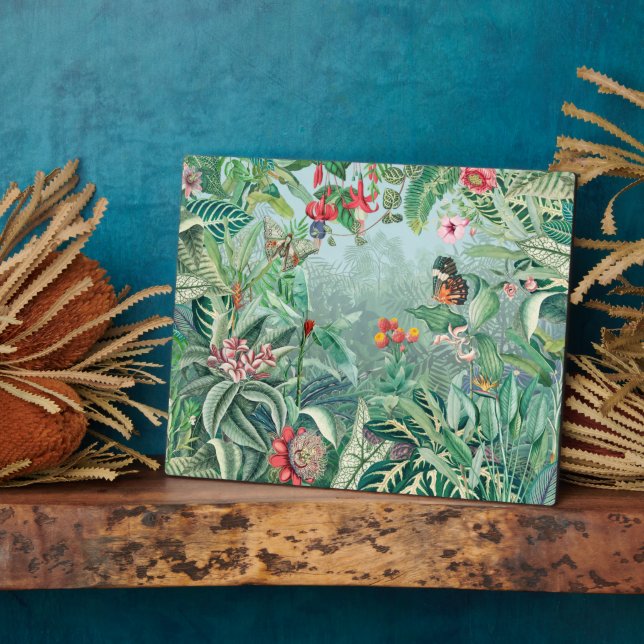 Fantasy Fabulous Rainforest Plaque (Side)