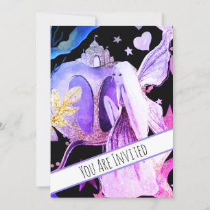 *~* Fantasy Fairy Castle Baby Shower Invitation