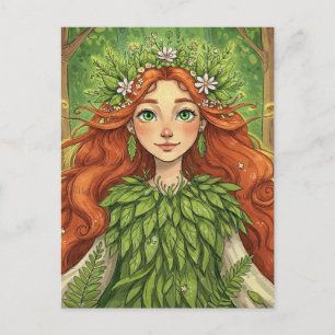 Fantasy, Fairy, Elf, Mavka, Fairy tale Postcard