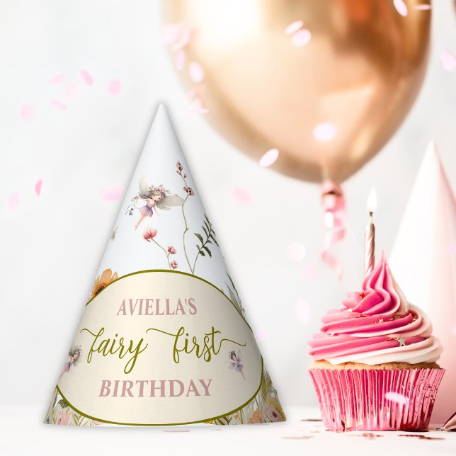 Fantasy Fairy First Wildflower Party Hat (Creator Uploaded)