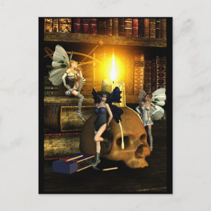 fantasy fairy postcard - "fairy lights"