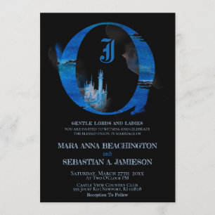 *~* Fantasy Fairy Tale Castle Mediaeval Wedding Invitation