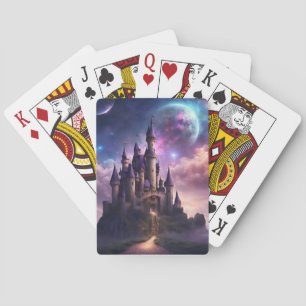Fantasy Fairy Tale Castle Playing Cards