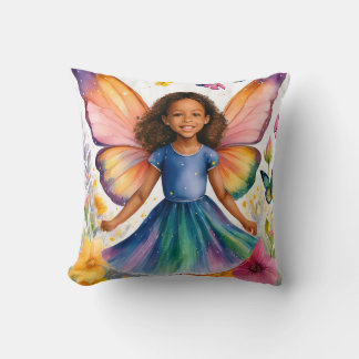 Fantasy Fairy Throw Pillow