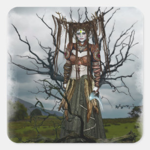 fantasy fairy witch stickers