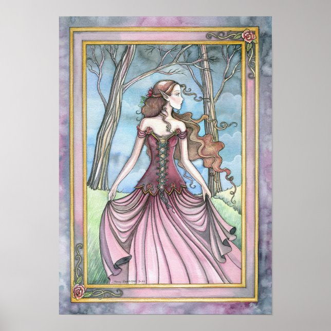 Fantasy Fairytale Art Print Poster (Front)