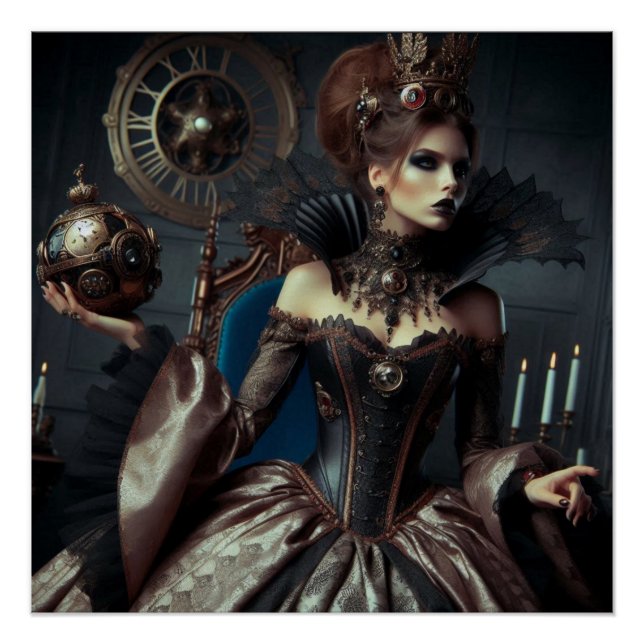 Fantasy Fairytale Elegant Evil Queen Poster (Front)