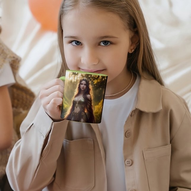 fantasy fashion dryad forest goddess lovely art mug (Creator Uploaded)