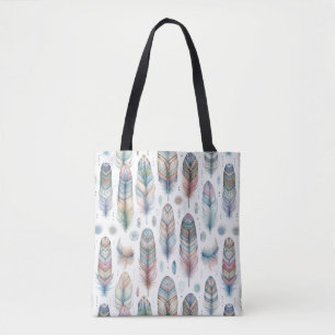 Fantasy Feather Tote Bag