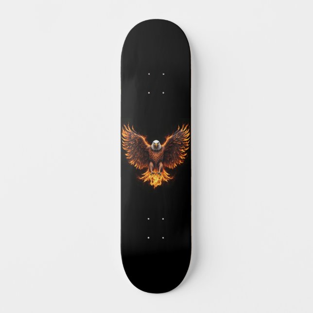 Fantasy Fire Eagle Skateboard (Front)