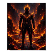 Fantasy Fire Infernal Guardian