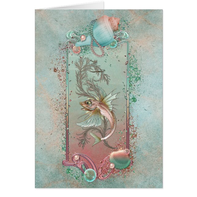 Fantasy Fish Art Nouveau (Front)