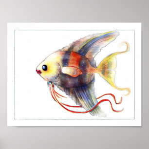 Fantasy Fish Poster: Angelica Poster