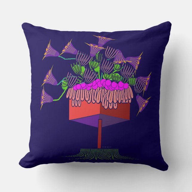 Fantasy Floral  Cushion (Front)