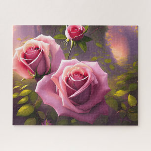 Fantasy Floral Forest Jigsaw Puzzle