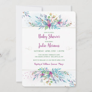 Fantasy Floral Invitation