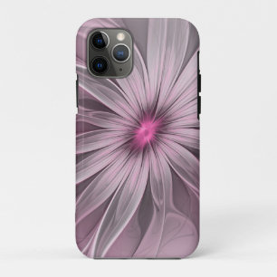 Fantasy Flower Abstract Plum Floral Fractal Art iPhone 11 Pro Case