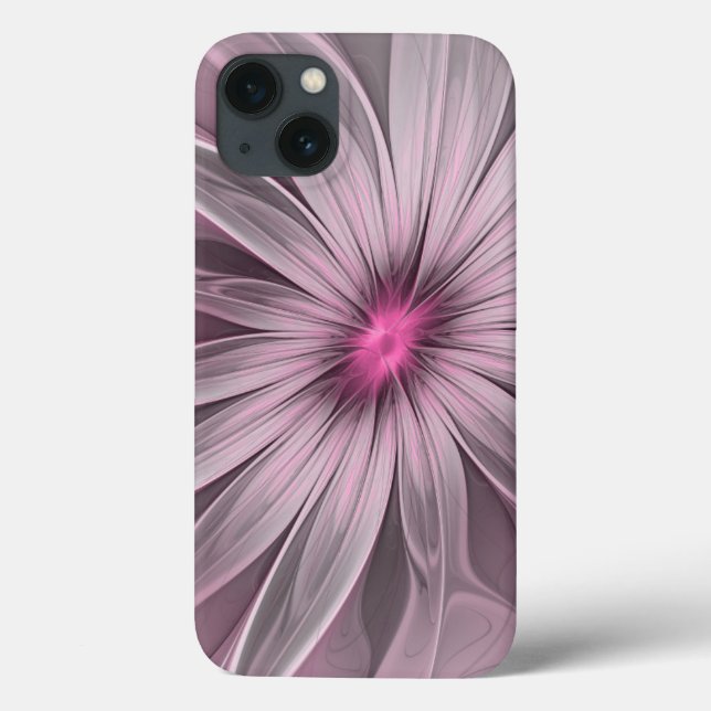 Fantasy Flower Abstract Plum Floral Fractal Art Case-Mate iPhone Case (Back)