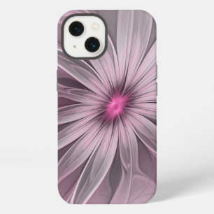 Fantasy Flower Abstract Plum Floral Fractal Art iPhone 13 Case