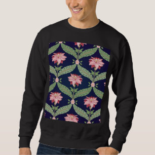 Fantasy Flowers: Dark Indian Motifs Sweatshirt