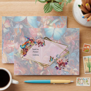 Fantasy Flowers express the joy of nature. Envelope