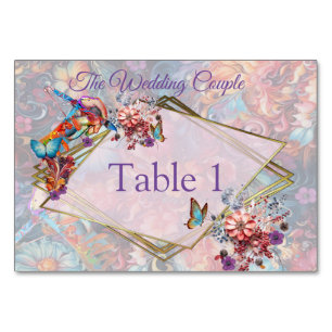 Fantasy Flowers express the joy of nature. Table Number