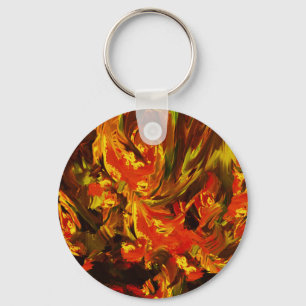 Fantasy Flowers Key Ring