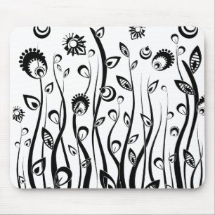 fantasy flowers mouse mat