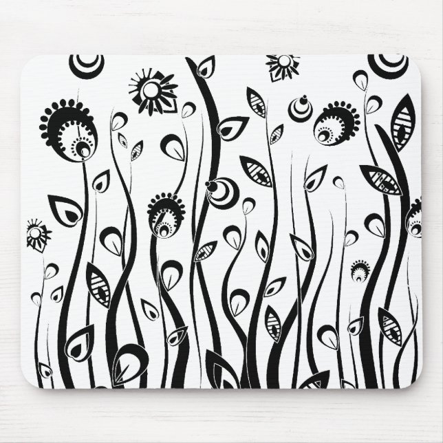 fantasy flowers mouse mat (Front)