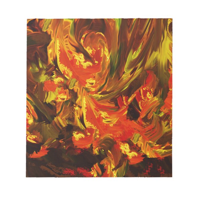 Fantasy Flowers Notepad (Front)