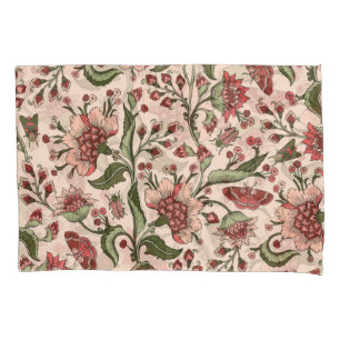 Fantasy Flowers Paisley Hand Drawn Pillowcase