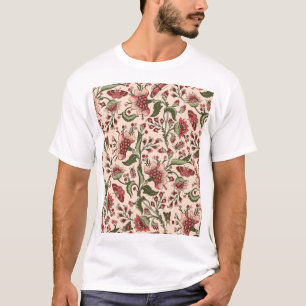 Fantasy Flowers Paisley Hand Drawn T-Shirt