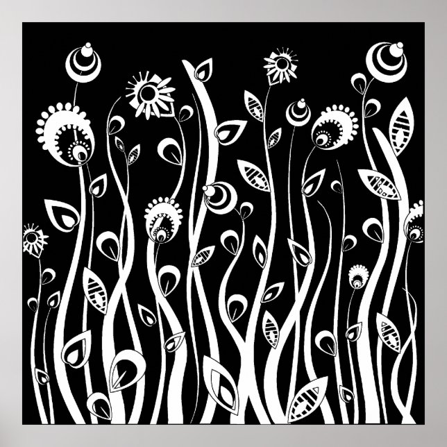 fantasy flowers poster (Front)