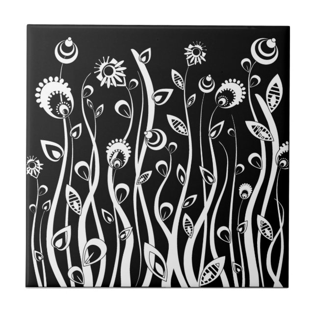 fantasy flowers tile (Front)
