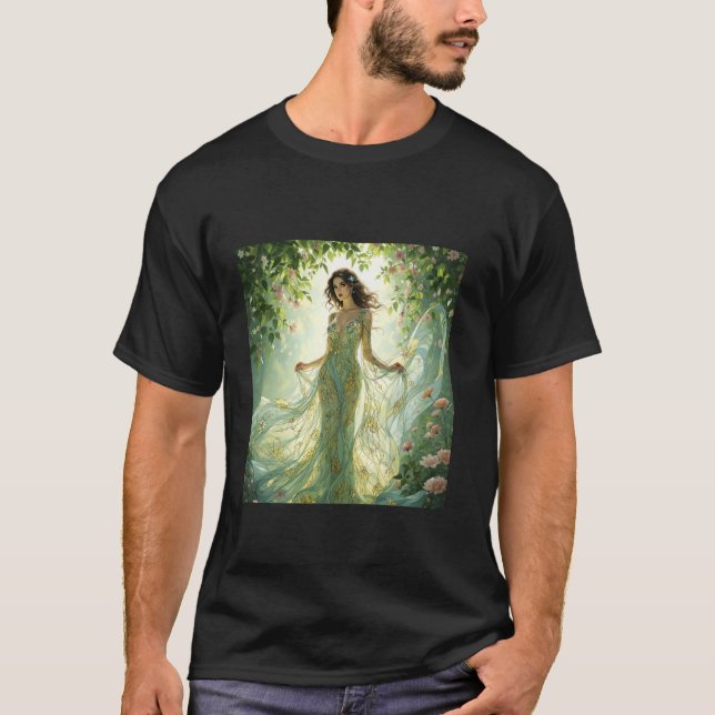 Fantasy Flowing Floral Gown (Front)