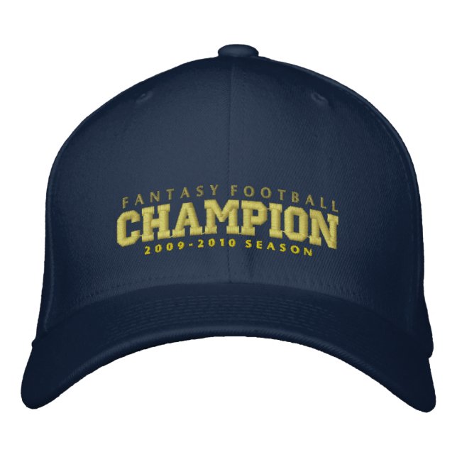 Fantasy Football 2009-2010 Champs Embroidered Hat (Front)